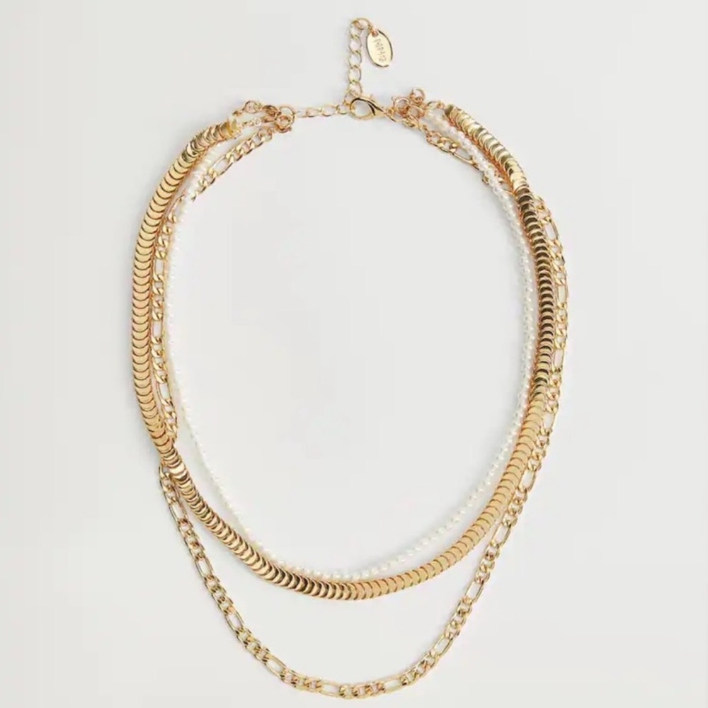 Mango Gold Chain Necklace